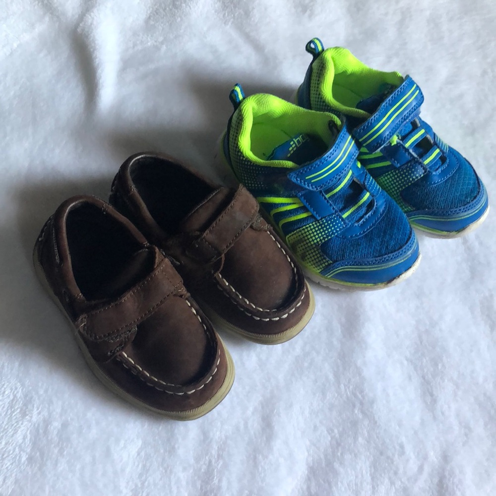 Sperry and BCG boys shoes size 8 toddler